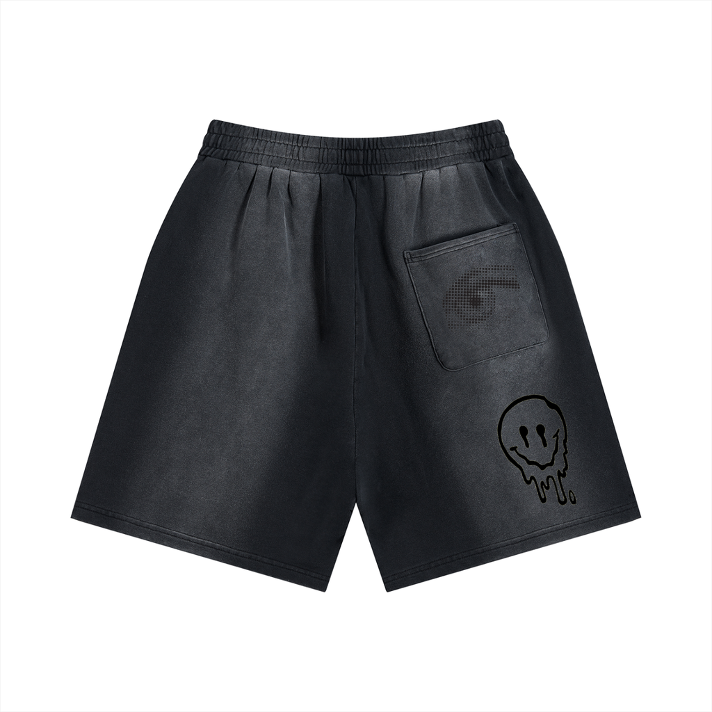 Sun Fade Distressed Shorts